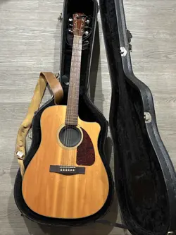 FENDER CD-140SCE DREADNOUGHT ACOUSTIC-ELECTRIC GUITAR WITH CASE & ACCESSORIES