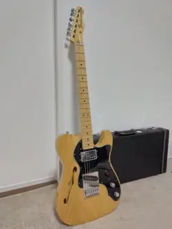 ELECTRIC GUITAR FENDER MEXICO 72 THINLINE NAT NATURAL S/N MX10194836 & CASE