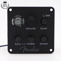 FENDER ISYS PICKUPS PREAMP EQ TUNER PIEZO BEAT SET FOR FENDER ACOUSTIC GUITAR