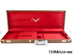 FENDER CUSTOM SHOP G&G BROWN TELE HARDSHELL CASE FROM 62 STRAT RELIC.