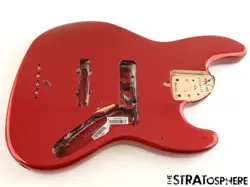 FENDER AMERICAN ULTRA II JAZZ BASS V 5 STRING BODY USA GUITAR SINISTER RED