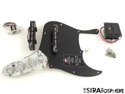 USA FENDER ULTRA II JAZZ BASS V 5 STRING LOADED PICKGUARD ACTIVE NOISELESS BLACK