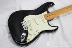 USED FENDER 2011 AMERICAN DELUXE STRATOCASTER V NECK BLACK FREE SHIPPING