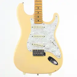 FENDER JAPAN ST71-140YM YNGWIE MALMSTEEN SIGNATURE MODEL YELLOW WHITE (1990S)