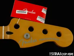 FENDER PLAYER PLUS PRECISION P BASS NECK BASS GUITAR MAPLE.