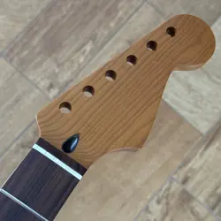 ROASTED MAPLE ROSEWOOD STRAT NECK NITRO SATIN FITS WARMOTH FENDER SR02BC