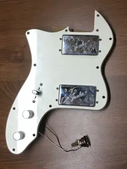 2000S VINTAGE FENDER WIDE RANGE PICKUPS 250K CTS LOADED THINLINE TELE PICKGUARD