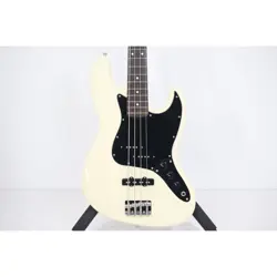 FENDER JAPAN JB-STD/PJ USED BASSWOOD BODY WHITE W/SOFT CASE