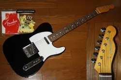 ELECTRIC GUITAR FENDER JAPAN TELECASTER HARUICHI MODEL BLACK 2016 & ACCESSORIES