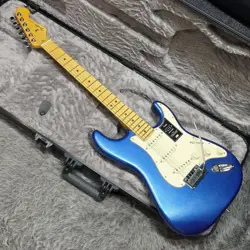 ELECTRIC GUITAR FENDER AMERICAN ULTRA STRATOCASTER MN COBRA BLUE S/N US23095483