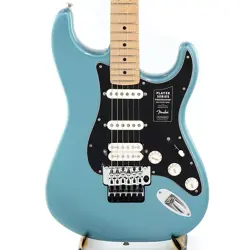 USED FENDER PLAYER STRATOCASTER WITH FLOYD ROSE HSS MADE IN MEXICO FREE SHIPPING