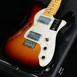 FENDER AMERICAN VINTAGE II 1972 TELECASTER THINLINE MAPLE 3-COLOR SUNBURST USED