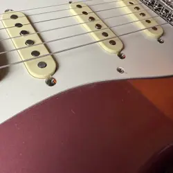 BURGUNDY STRATOCASTER WITH