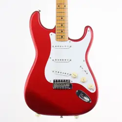 FENDER JAPAN ST57-TX RE F-TECH MODIFIED CANDY APPLE RED 1990 ELECTRIC GUITAR