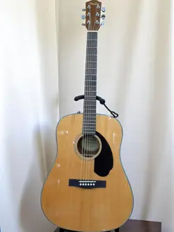 FENDER CD-60S ACOUSTIC GUITAR DREADNOUGHT SPRUCE TOP MAHOGANY BACK