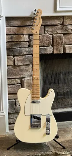 2001 FENDER AMERICAN STANDARD TELECASTER - OLYMPIC WHITE - MAPLE