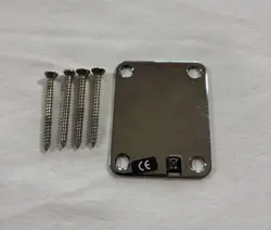 2006 FENDER STRATOCASTER MIM NECK JOINT PLATE CHROME W/ HW