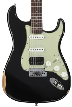 FENDER CUSTOM SHOP NAMM LIMITED DELUXE STRATOCASTER ELECTRIC GUITAR - BLACK,