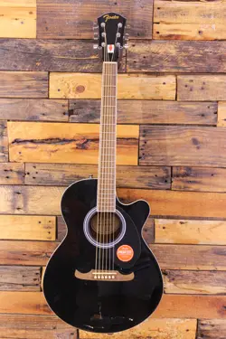 ACOUSTIC-ELECTRIC GUITAR BLACK-