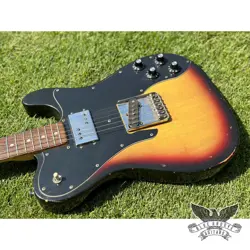 FENDER 1973 TELECASTER CUSTOM SUNBURST ROSEWOOD NECK USED