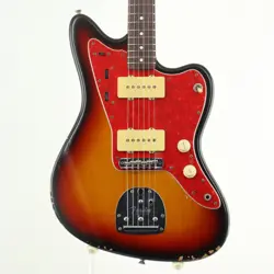FENDER JAPAN JAZZMASTER JM66-80 3TONE SUNBURST ELECTRIC GUITAR W/GIG BAG