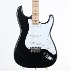 FENDER ERIC CLAPTON STRATOCASTER VINTAGE NOISELESS PICKUPS BLACK ELECTRIC GUITAR