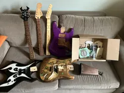HUGE GUITAR PARTS LOT BODIES, NECKS AND MORE FENDER SQUIER