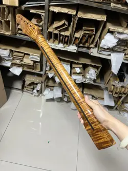 S S 22FRETS ROASTED FLAME MAPLE ELECTRIC GUITAR NECK FOR FENDER TL REPLACEMENT