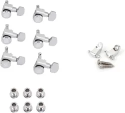 FENDER DELUXE LOCKING STAGGERED GUITAR TUNERS, CHROME & AMERICAN SERIES STRING G