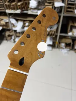 STAINLESS STEEL 22FRETS ROASTED MAPLE GUITAR NECK FOR FENDER ST REPLACED