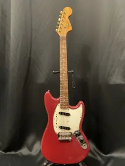 USED 1966 FENDER DUO SONICⅡ DUO SONIC2 DAKOTA RED VINTAGE MUSTANG 3.25KG