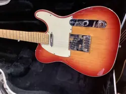 FENDER USA AMERICAN DELUXE TELECASTER N3 USED 2003 MAPLE SUNBURST W/HARD CASE
