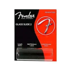 GUITAR SLIDE, 1.5MM FENDER GLASS SLIDE FOR ACOUSTIC & ELECTRIC GUITARS