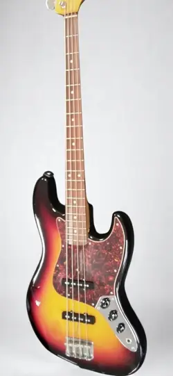 FENDER JAPAN JB62-66 ELECTRIC BASS 3-TONE SUNBURST VINTAGE STYLE