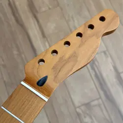 ROASTED MAPLE TELE NECK NITRO SATIN FITS TELECASTER WARMOTH FENDER TM02BH