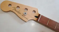 UNPLAYED LEFT HAND FENDER PLAYER PRECISION BASS  ELECTRIC GUITAR NECK PAU FERRO