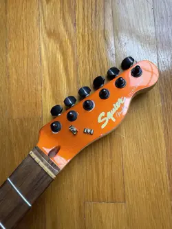 ORANGE SPARKLE HEADSTOCK.