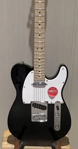 SQUIER BY FENDER SONIC TELECASTER BLACK MAPLE