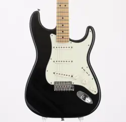 FENDER 60TH ANNIV AMERICAN STANDARD STRATOCASTER USED ALDER BLACK W/HARD CASE