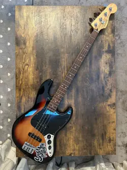 ELECTRIC BASS GUITAR FENDER PLAYER II 75TH ANNIVERSARY JAZZ SUNBURST MX21072123