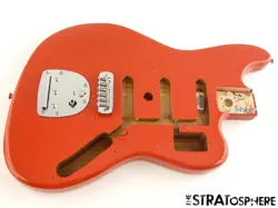 FENDER VINTERA II 60S RI BASS VI SIX STRING BODY & HARDWARE FIESTA RED $10 OFF