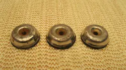 3 OEM ORIGINAL VINTAGE 80'S FENDER GUITAR AMPLIFIER FEET