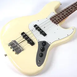 FENDER JAPAN JB62 SWH JAZZ BASS ELECTRIC GUITAR WHITE 2015 USED WITH CASE