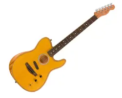 FENDER ACOUSTASONIC PLAYER TELECASTER - BUTTERSCOTCH BLONDE W/ ROSEWOOD FB