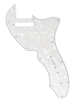 GENUINE FENDER TELECASTER THINLINE PICKGUARD WHITE PEARL '69 TELE SERIES