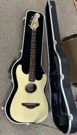 N.O.S. MTS PRODUCTS MOLDED HARD CASE FOR  FENDER STRATACOUSTIC OR TELECOUSTIC