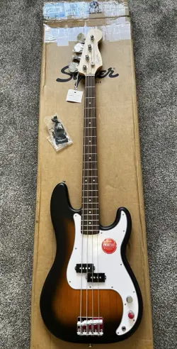 SQUIER FENDER SONIC PRECISION BASS SUNBURST 