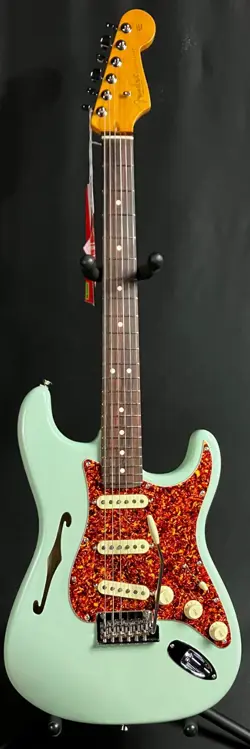 FENDER AMERICAN PROFESSIONAL II THINLINE STRATOCASTER ELECTRIC GUITAR SURF GREEN