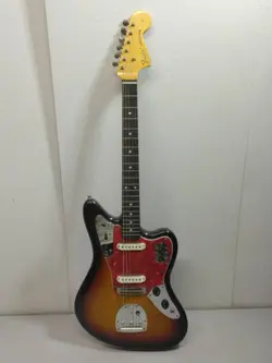 ELECTRIC GUITAR FENDER JAGUAR SUNBURST CRAFTED IN JAPAN S/N Q011773