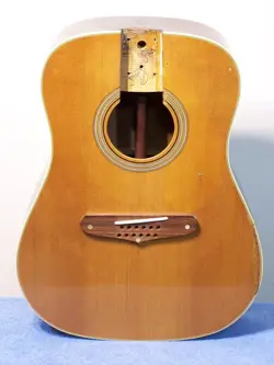 VINTAGE 1960'S FENDER SHENANDOAH ACOUSTIC GUITAR BODY